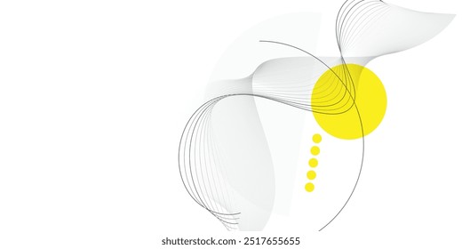 Abstract background design. white tone. line art modern concept. Decorate in artwork posters, flyers, banners. 