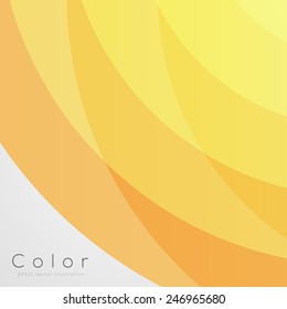Abstract Background for Design (Yellow) | EPS10 Vector