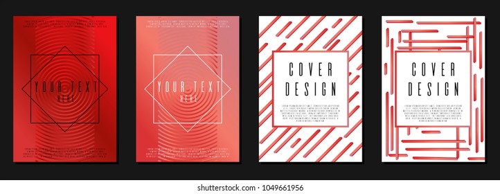 Abstract background design for your business. Business card set. Can be used for poster, brochure, magazine, card, book, flyer, banner, anniversary
 Trendy corporate style.