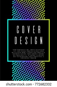 Abstract background design for your business. Template in A4.  Can be used for poster, brochure, magazine, card, book, flyer, banner, anniversary. Trendy corporate style.
