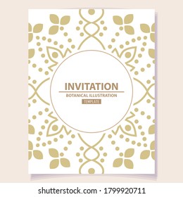 Abstract background for design your text. Card design template. Can be used for invitation, menu, ottoman, card design, for pillow design, banners, signs and others.