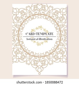 Abstract background for design your text. Card design template. Can be used for invitation, menu, ottoman, card design, for pillow design, banners, signs and others.