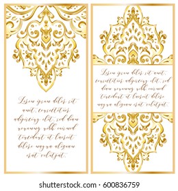 Abstract background for design your text. Card design template. Can be used for invitation, menu, ottoman, card design, for pillow design, banners, signs and others.