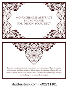 Abstract background for design your text. Card design template.