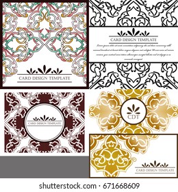 Abstract background for design your text. Card design template. Can be used for invitation, menu, ottoman, card design, for pillow design, banners, signs and others.