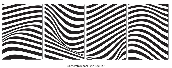 Abstract background design. Zebra stripes. Minimal design for poster, background, banner, wallpaper, flyer, cover, magazine.