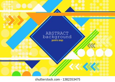 Abstract background designed with the arrangement of colors and styles in modern styles.