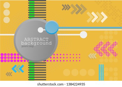 Abstract background designed with the arrangement of colors and styles in modern styles.