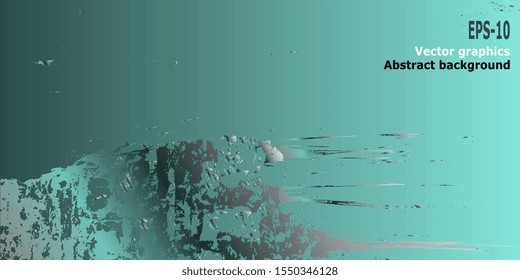 Abstract background. Designer decorative cover. Abstractionism. Design background. EPS-10. Abstract graphics. Vector graphics. Creative vector background for banner and flyer