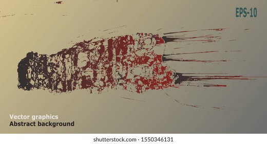 Abstract background. Designer decorative cover. Abstractionism. Design background. EPS-10. Abstract graphics. Vector graphics. Creative vector background for banner and flyer