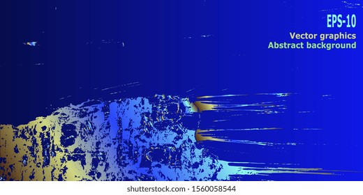 Abstract background. Designer decorative cover. Abstractionism. Design background. EPS-10. Abstract graphics. Vector graphics. Creative vector background for banner and flyer