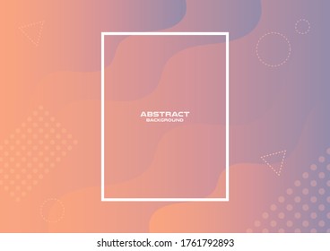Abstract background for design,Fluid gradient liquid abstract geometric shapes banner. Vector and illustration.