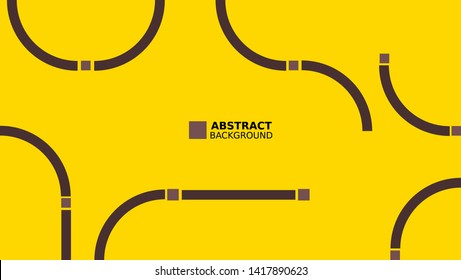 Abstract background designs with circle, geometric designs, designs for business, minimal design, simple design, yellow background