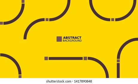 Abstract background designs with circle, geometric designs, designs for business, minimal design, simple design, yellow background