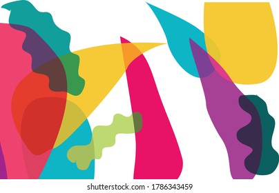 Abstract background designs, decorative organic shapes, artistic and suitable for various purposes