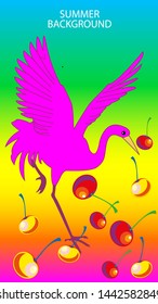 Abstract background designs - summer sale, social media promotional content. Vector illustration