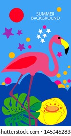 Abstract background designs - summer sale, social media promotional content. Vector illustration