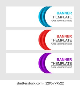 Abstract background designs for web banners and more.
