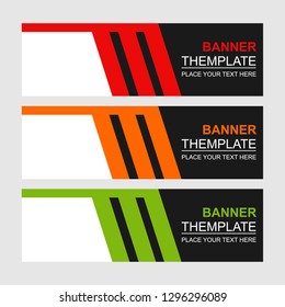 Abstract background designs for web banners and more.
