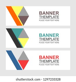 Abstract background designs for web banners and more.