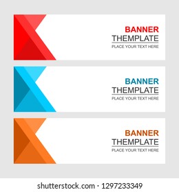 Abstract background designs for web banners and more.