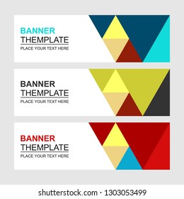 Abstract background designs for web banners and more