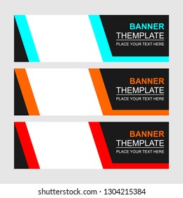Abstract background designs for web banners and more.