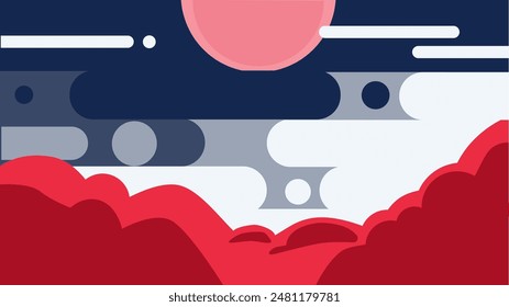 Abstrakter Hintergrund für Desktop-Bildschirmhintergrund und Banner