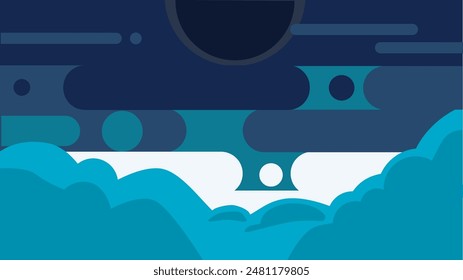 Abstrakter Hintergrund für Desktop-Bildschirmhintergrund und Banner