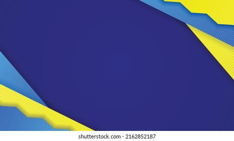 Abstract background with diagonal colorful shapes. Papercut layers style. Vector illustration