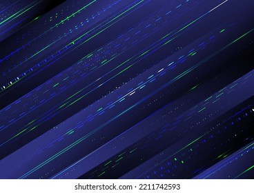 Resumen de fondo luz eléctrica diagonal tecnología de alta tecnología diseño gráfico futurista ilustración vectorial