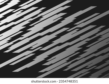 Abstract background with diagonal futuristic stripes pattern