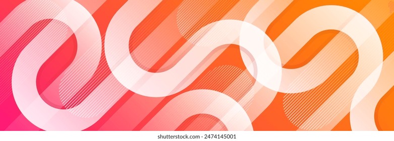 Abstract background with diagonal geometric shapes. Rounded lines design. Modern geometric graphic elements. Trendy style. Suit for poster, backdrop, wallpaper, banner, brochure, flyer, cover