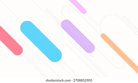 FUNDO ABSTRATO COM LINHAS DE FORMAS GEOMÉTRICAS DIAGONAIS MODELO DE VETOR DE DESIGN COLORIDO BOM PARA SITE MODERNO, PAPEL DE PAREDE, DESIGN DE CAPA