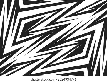 Abstract background with diagonal geometric spike line pattern