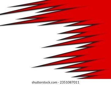 Abstract background with diagonal jagged spike pattern and with some copy space area