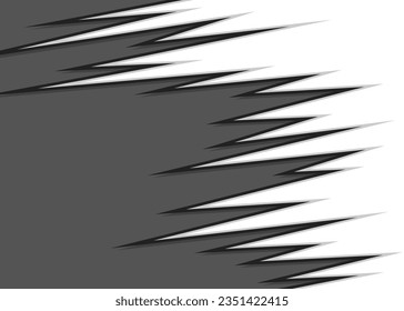 Abstract background with diagonal jagged spike pattern and with some copy space area
