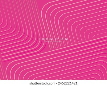  Abstract background with diagonal lines. Modern vector illustration. premium pink gradient lines background design.