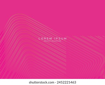  Abstract background with diagonal lines. Modern vector illustration. premium pink gradient lines background design.