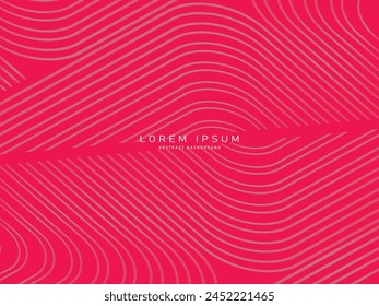  Abstract background with diagonal lines. Modern vector illustration. premium pink gradient lines background design.