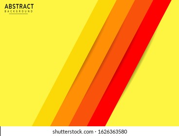 Abstract background diagonal lines yellow color tone. Vector illustration