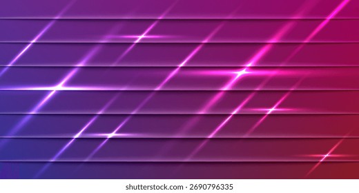 Abstract background with diagonal neon lines. Vector. EPS 10.
