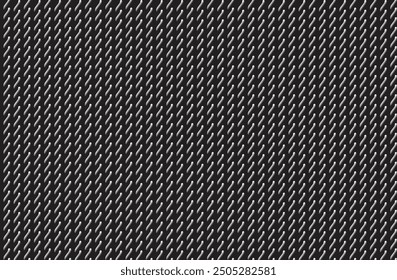 Abstract background with a diagonal pattern of white lines on a black background, modern geometric pattern.