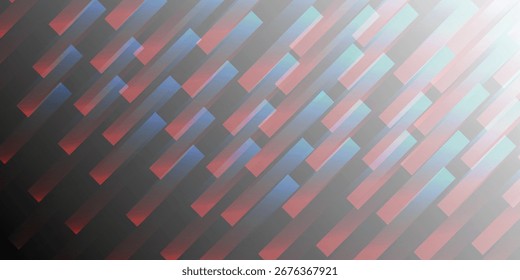 Abstract background with diagonal, rectangular shapes in shades of red, blue, and gray.  The shapes create a visual pattern.