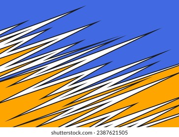 Arrière-plan abstrait avec motif de ligne de zigzag de pointe en diagonale et avec une certaine zone d'espace pour la copie