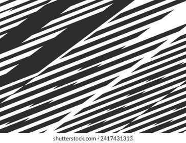 Abstract background with diagonal zigzag stripes pattern