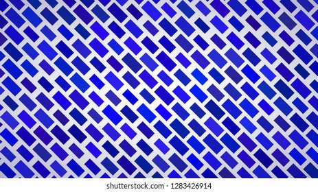Abstract background of diagonally arranged rectangles in blue colors