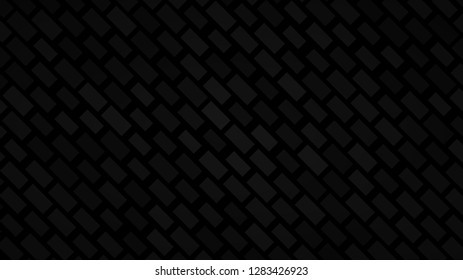 Abstract background of diagonally arranged rectangles in black colors