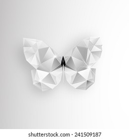 Abstract background with diamond butterflies for your design 