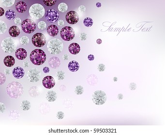 abstract background with diamonds